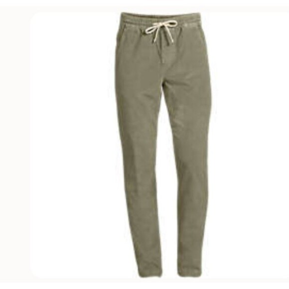 pants 44 x 34 new $70 lands end cotton corduroy deck pants xxl tall drawstring - Picture 2 of 2